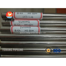 Alliage 600 UNS N06600 Inconel 600 tubes